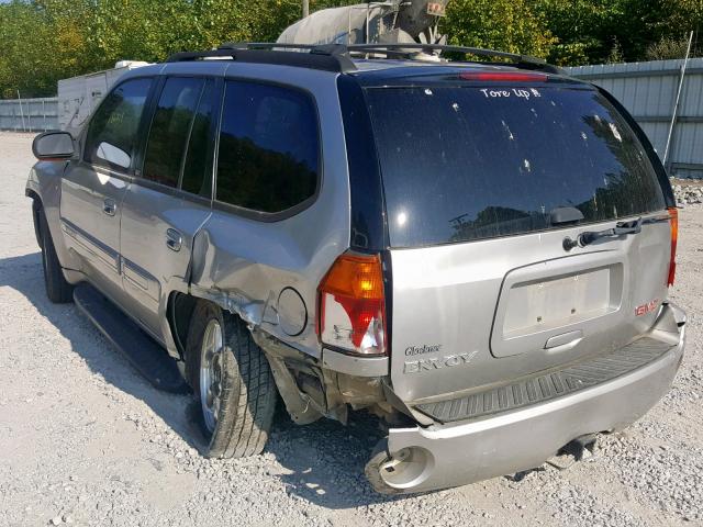 1GKDT13S042125431 - 2004 GMC ENVOY SILVER photo 3