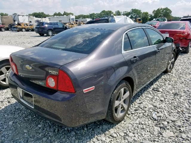 1G1ZC5EU6BF160402 - 2011 CHEVROLET MALIBU 1LT GRAY photo 4