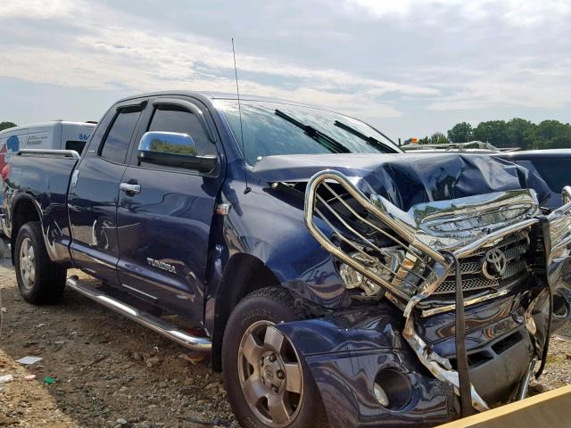 5TBBV58127S451497 - 2007 TOYOTA TUNDRA DOU BLUE photo 1