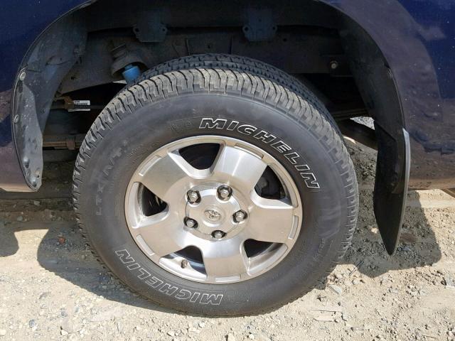 5TBBV58127S451497 - 2007 TOYOTA TUNDRA DOU BLUE photo 9