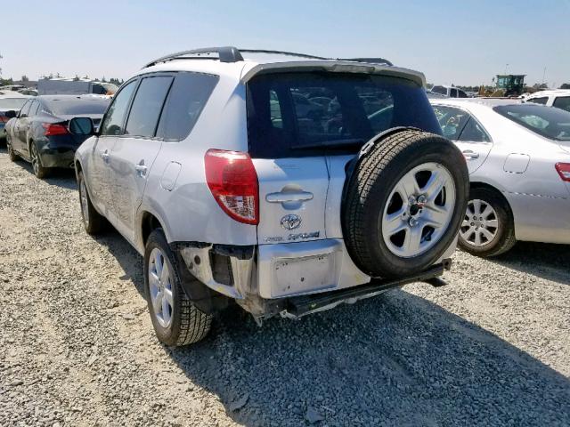 JTMZD31V575049716 - 2007 TOYOTA RAV4 LIMIT SILVER photo 3