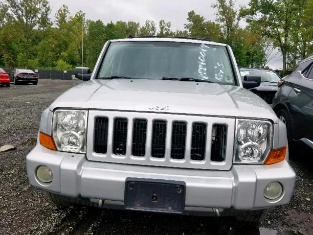 1J8HG48KX6C325931 - 2006 JEEP COMMANDER 银色 照片 9