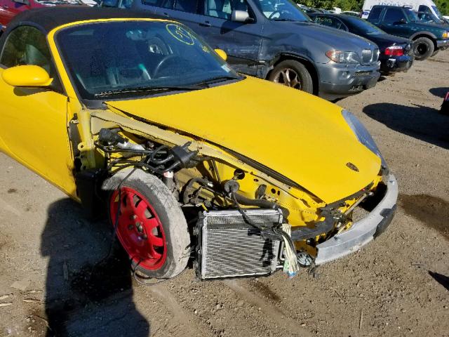 WP0CA29834S620298 - 2004 PORSCHE BOXSTER YELLOW photo 9