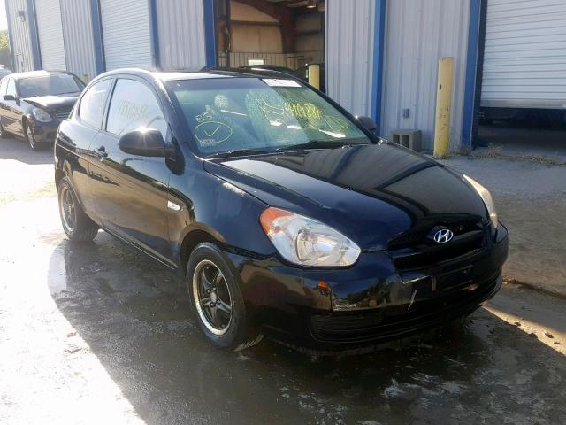 KMHCM36C77U004307 - 2007 HYUNDAI ACCENT GS BLACK photo 1