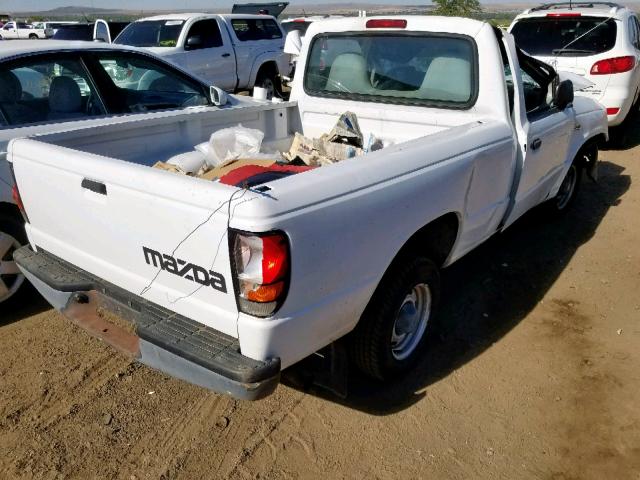 4F4CR12A8TTM36801 - 1996 MAZDA B2300 WHITE photo 4