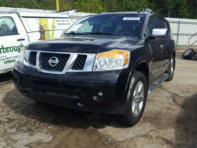 5N1BA0ND3AN616972 - 2010 NISSAN ARMADA SE BLACK photo 2