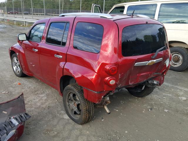 3GNBABDB8AS566776 - 2010 CHEVROLET HHR LT RED photo 3