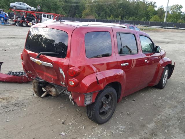 3GNBABDB8AS566776 - 2010 CHEVROLET HHR LT RED photo 4