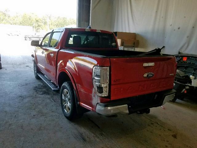 1FTER4FH6KLA16625 - 2019 FORD RANGER SUP ORANGE photo 3