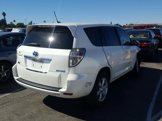 2T3YL4DV1DW002171 - 2013 TOYOTA RAV4 EV WHITE photo 4