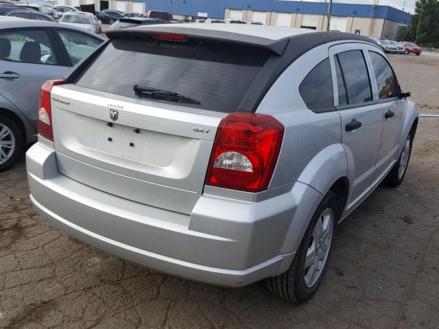 1B3HB48B88D560476 - 2008 DODGE CALIBER SX SILVER photo 4