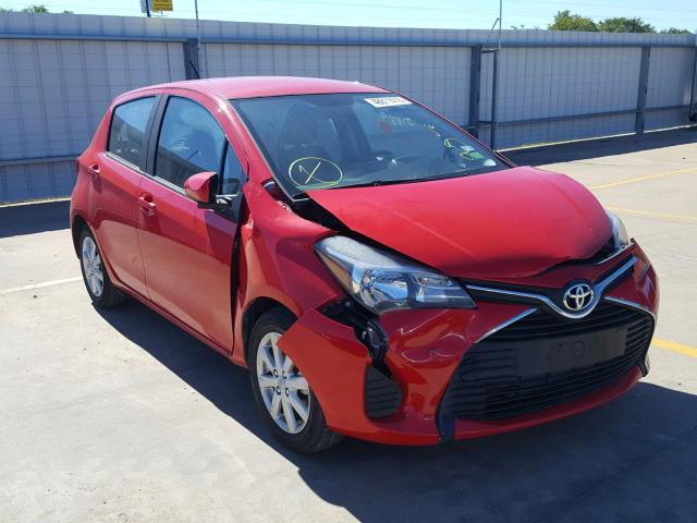 VNKKTUD34GA064761 - 2016 TOYOTA YARIS L RED photo 1