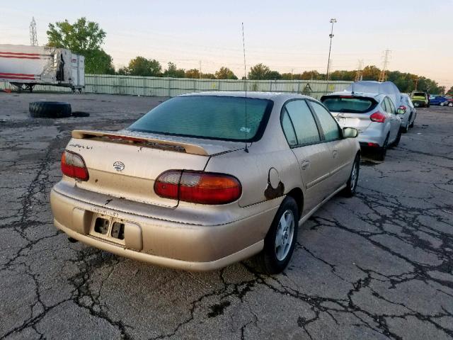 1G1NE52J12M557109 - 2002 CHEVROLET MALIBU LS GOLD photo 4