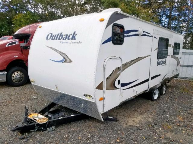 4YDT25021BB452632 - 2011 KEYSTONE OUTBACK WHITE photo 2
