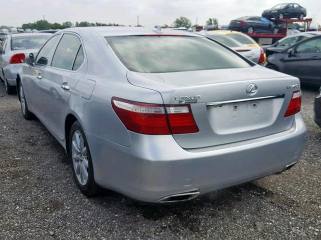 JTHGL46F485029815 - 2008 LEXUS LS 460L SILVER photo 3