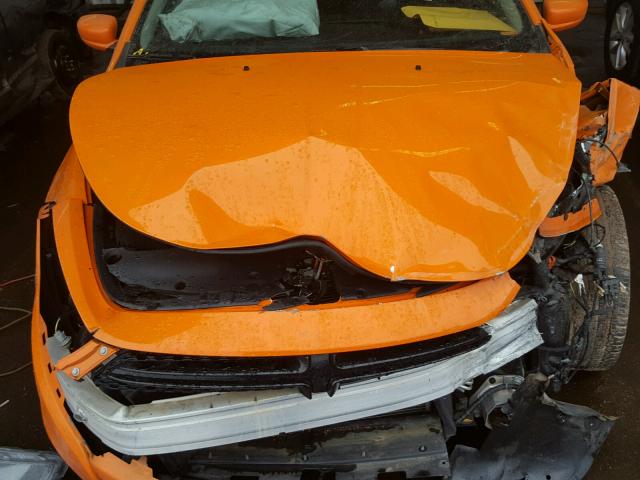 1C3CDFBA0DD289605 - 2013 DODGE DART SXT ORANGE photo 7