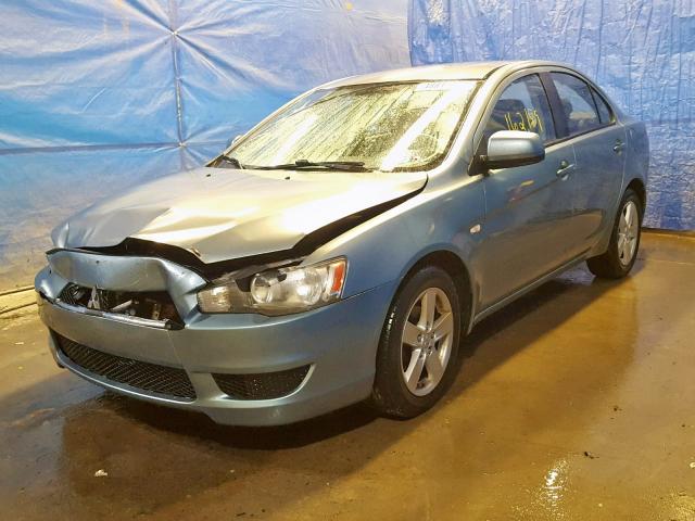 JA3AU26U88U026377 - 2008 MITSUBISHI LANCER ES BLUE photo 2