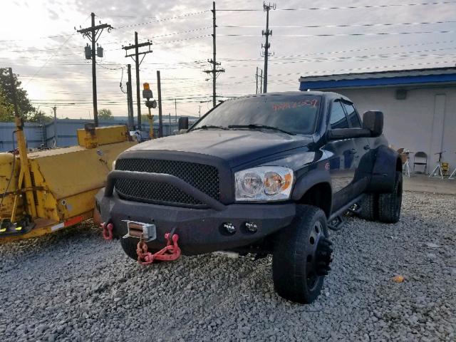 3D7KS28A37G820838 - 2007 DODGE RAM 2500 S BLACK photo 2