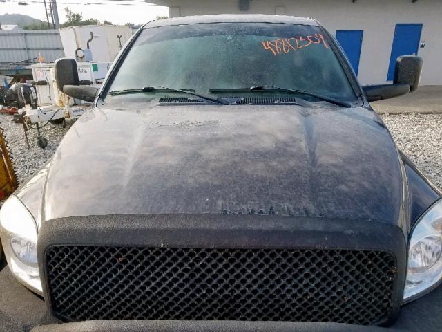 3D7KS28A37G820838 - 2007 DODGE RAM 2500 S შავი ფოტო 7