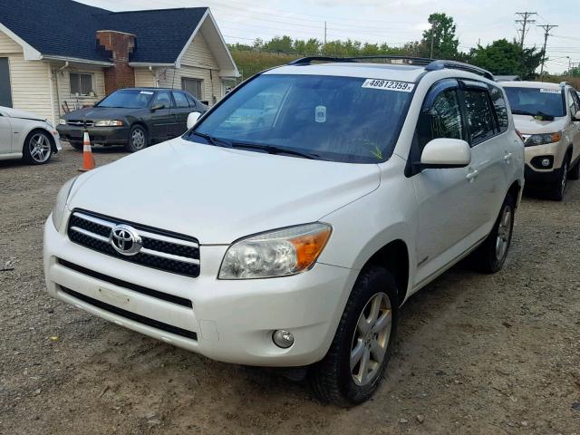 JTMZD31V675042614 - 2007 TOYOTA RAV4 LIMIT WHITE photo 2