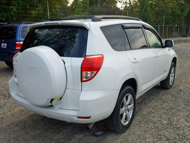 JTMZD31V675042614 - 2007 TOYOTA RAV4 LIMIT WHITE photo 4