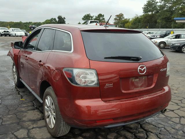 JM3ER2A57B0396259 - 2011 MAZDA CX-7 BURGUNDY photo 3