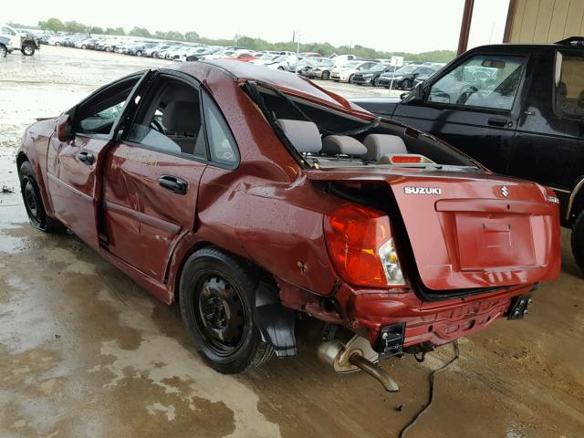 KL5JD56Z76K247594 - 2006 SUZUKI FORENZA RED photo 3