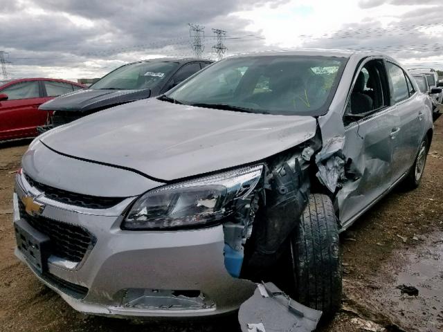 1G11A5SA6GU123799 - 2016 CHEVROLET MALIBU LIM SILVER photo 2