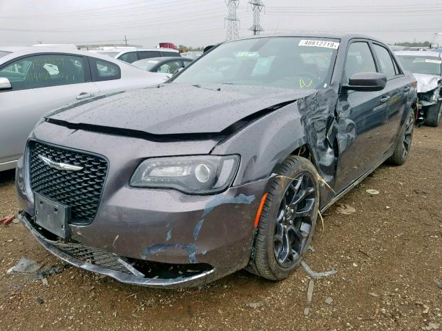 2C3CCABG5KH559857 - 2019 CHRYSLER 300 S GRAY photo 2