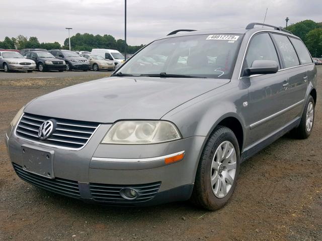 WVWVD63BX3E311582 - 2003 VOLKSWAGEN PASSAT GLS GRAY photo 2