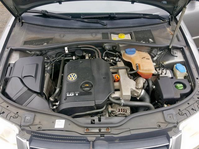 WVWVD63BX3E311582 - 2003 VOLKSWAGEN PASSAT GLS GRAY photo 7