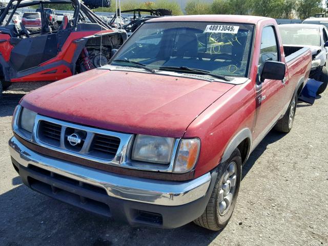 1N6DD21S7WC307588 - 1998 NISSAN FRONTIER X MAROON photo 2