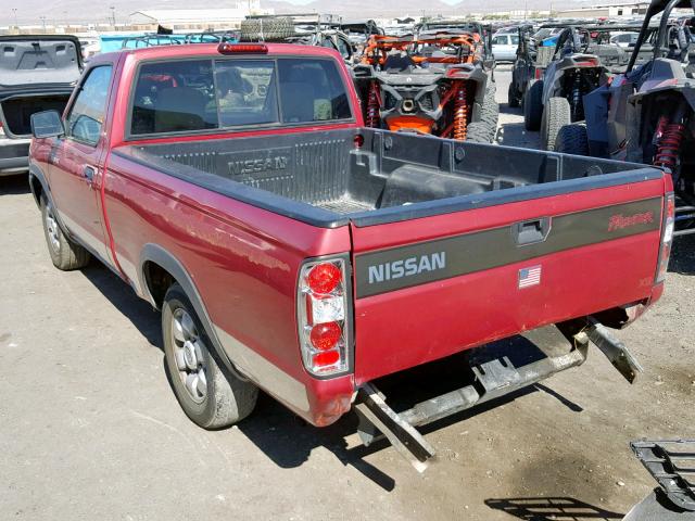 1N6DD21S7WC307588 - 1998 NISSAN FRONTIER X MAROON photo 3