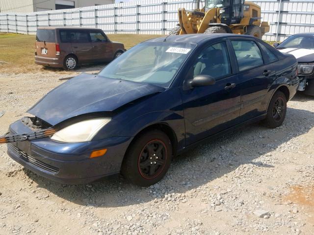 1FAFP33P21W373108 - 2001 FORD FOCUS LX BLUE photo 2