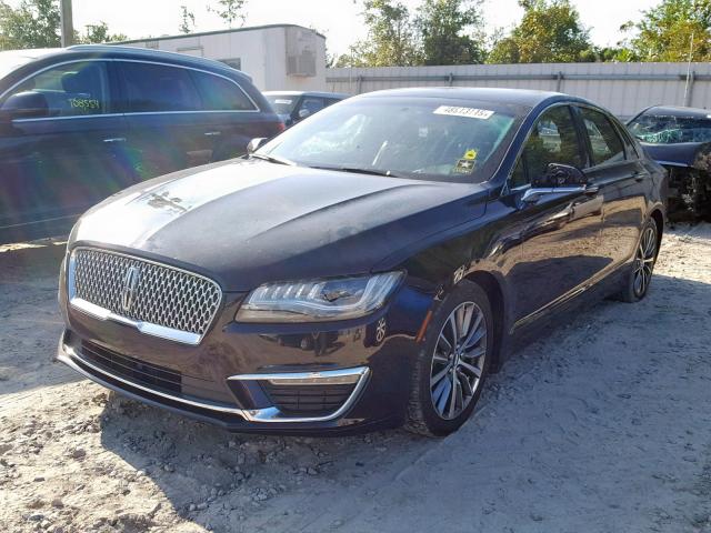 3LN6L5A94HR608414 - 2017 LINCOLN MKZ PREMIE BLACK photo 2