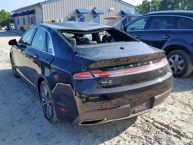 3LN6L5A94HR608414 - 2017 LINCOLN MKZ PREMIE BLACK photo 3