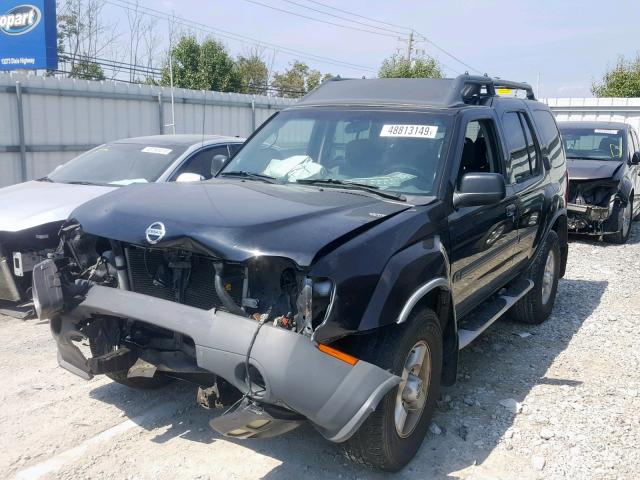 5N1ED28T63C702777 - 2003 NISSAN XTERRA XE BLACK photo 2