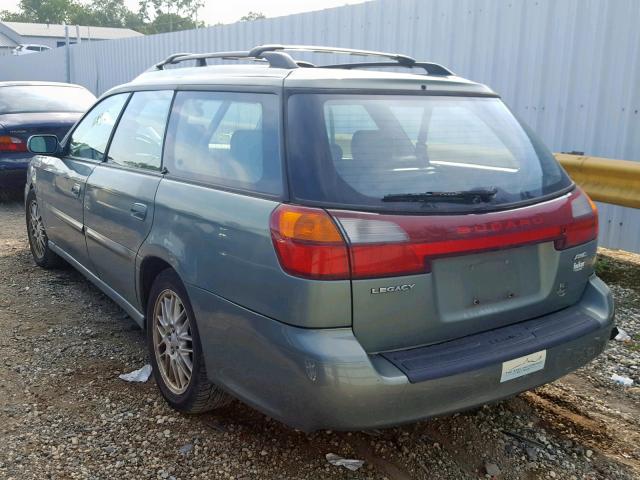 4S3BH625147303220 - 2004 SUBARU LEGACY L S GREEN photo 3