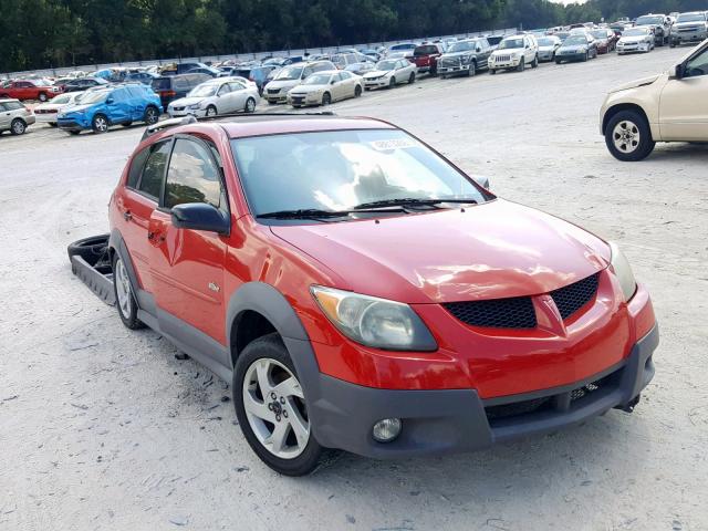 5Y2SL62894Z444503 - 2004 PONTIAC VIBE RED photo 1