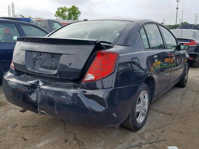 1G8AJ55F47Z200309 - 2007 SATURN ION LEVEL BLACK photo 4