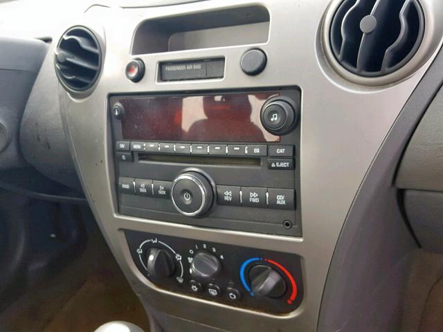 1G8AJ55F47Z200309 - 2007 SATURN ION LEVEL BLACK photo 9