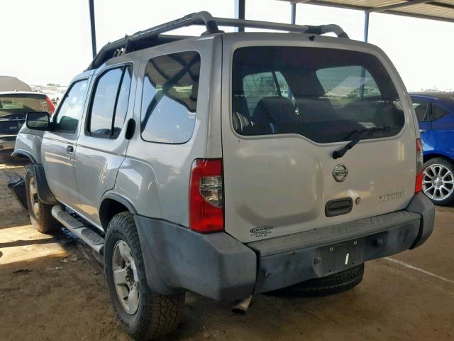 5N1ED28Y04C642380 - 2004 NISSAN XTERRA XE SILVER photo 3