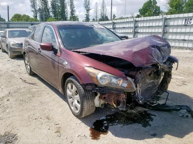 1HGCP26858A050160 - 2008 HONDA ACCORD EXL RED photo 1