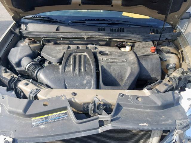 1G1AL58F687326026 - 2008 CHEVROLET COBALT LT TAN photo 7