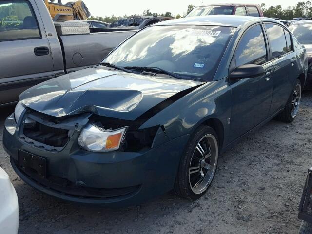 1G8AJ58F27Z130689 - 2007 SATURN ION LEVEL GREEN photo 2