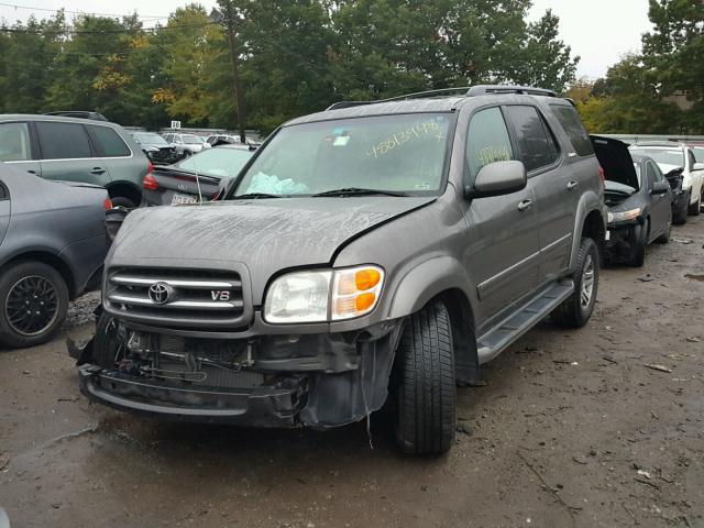 5TDBT48A53S191727 - 2003 TOYOTA SEQUOIA LI GRAY photo 2