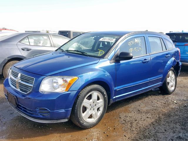 1B3HB48AX9D223946 - 2009 DODGE CALIBER SX BLUE photo 2