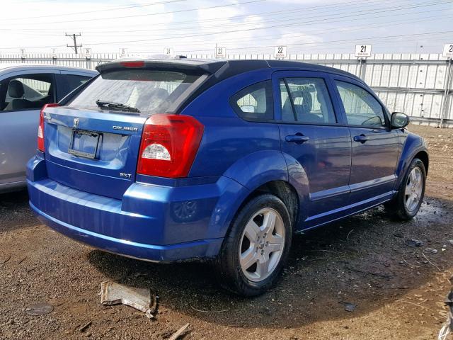 1B3HB48AX9D223946 - 2009 DODGE CALIBER SX BLUE photo 4