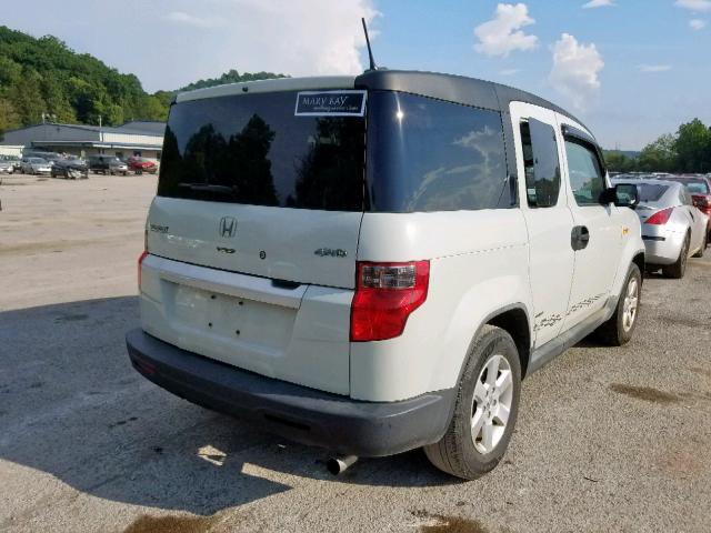 5J6YH28719L000328 - 2009 HONDA ELEMENT EX SILVER photo 4