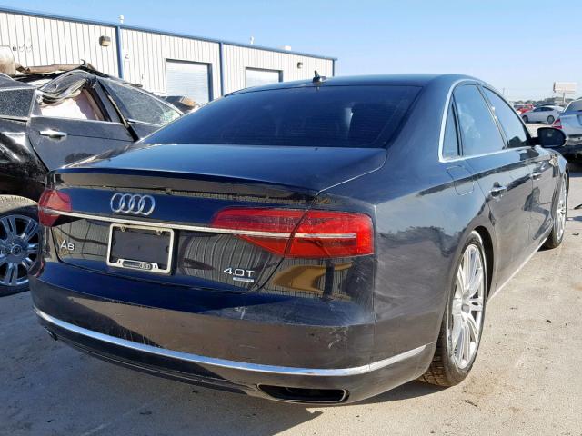 WAUJ2AFD1FN008048 - 2015 AUDI A8 QUATTRO BLACK photo 4